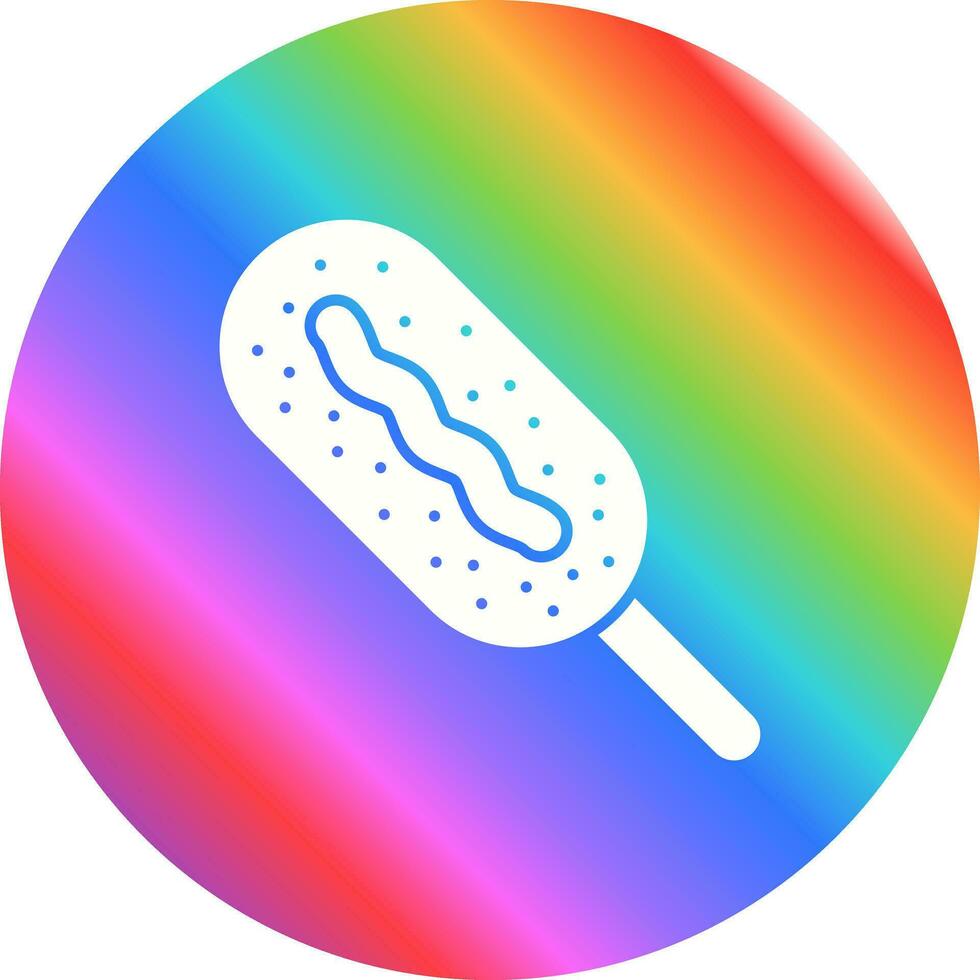 Corn dog vector icoon