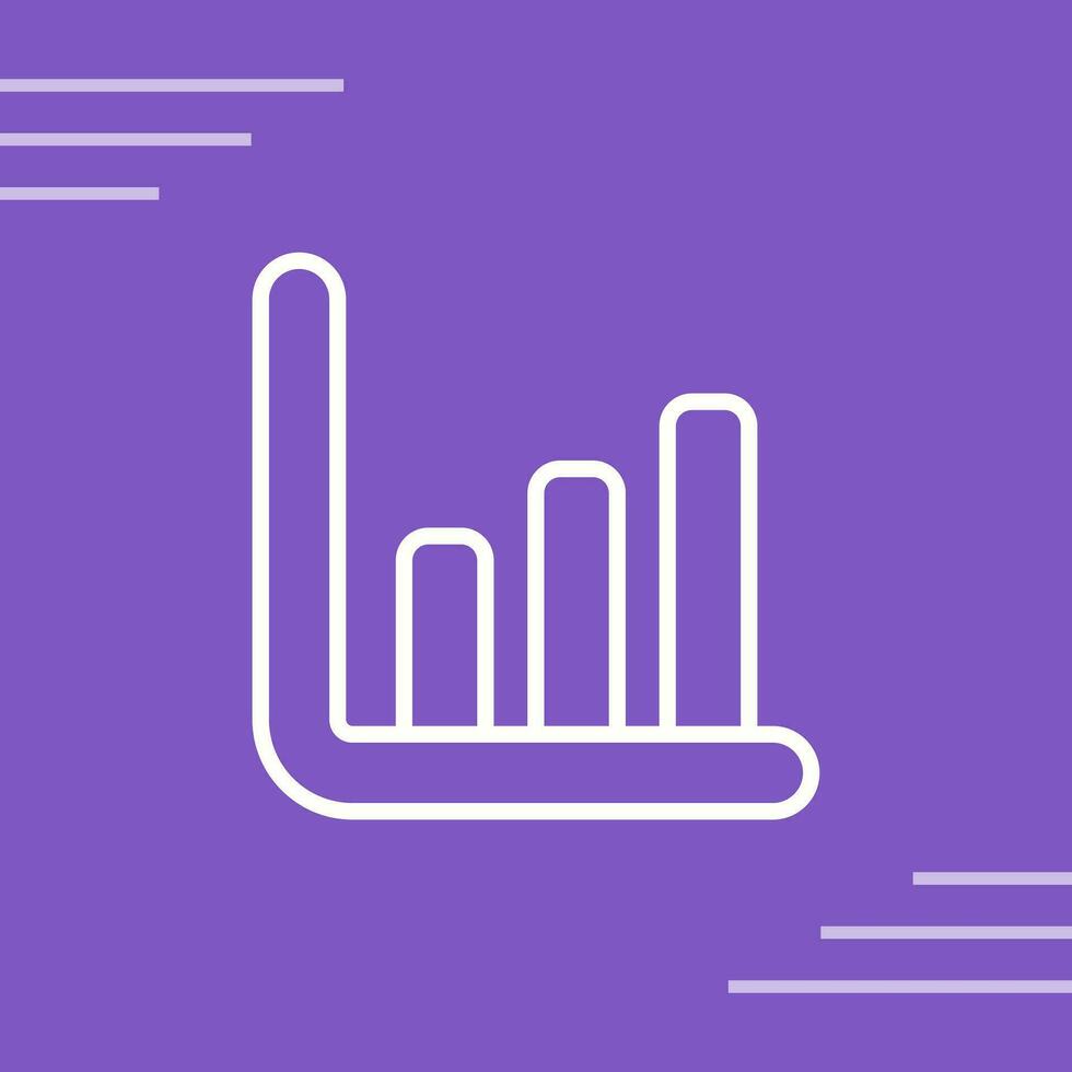 tabel histogram vector icoon