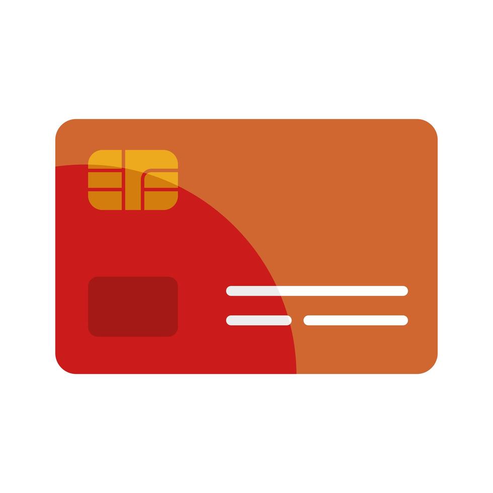 creditcard geld geïsoleerd pictogram vector
