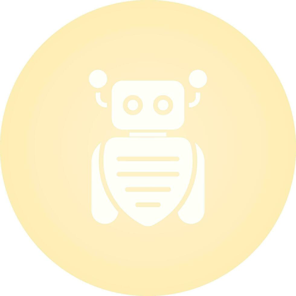 robot assistent vector icon