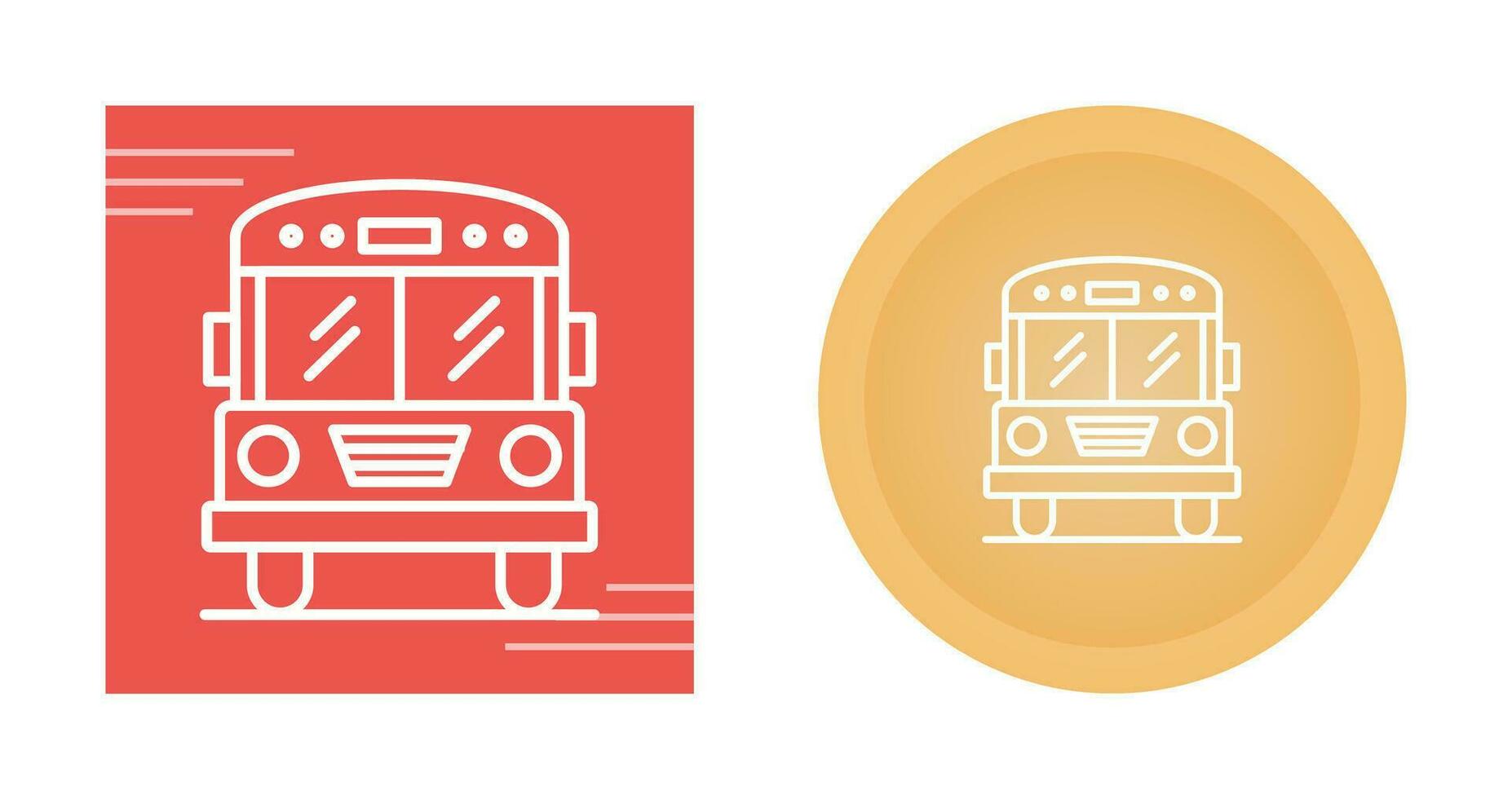 schoolbus vector pictogram