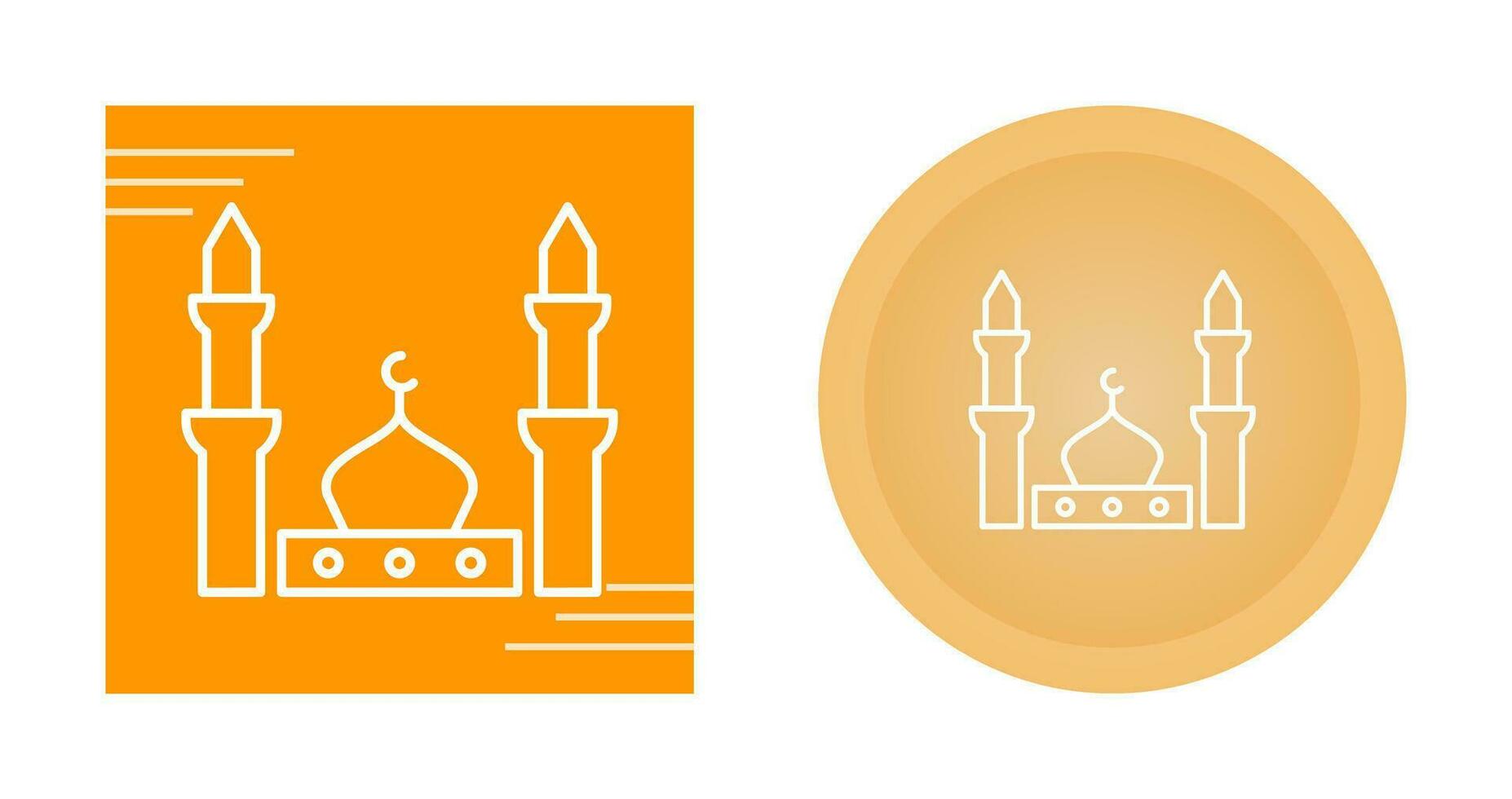 van de profeet moskee vector icoon