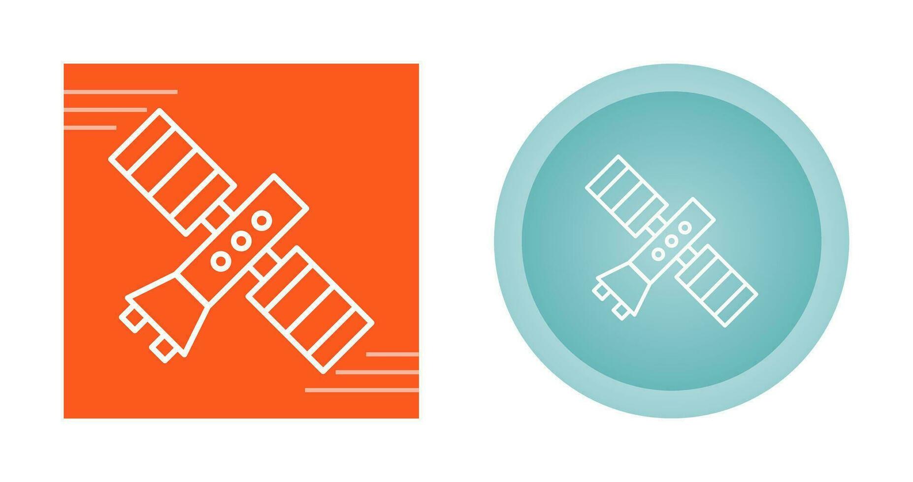 satelliet vector pictogram