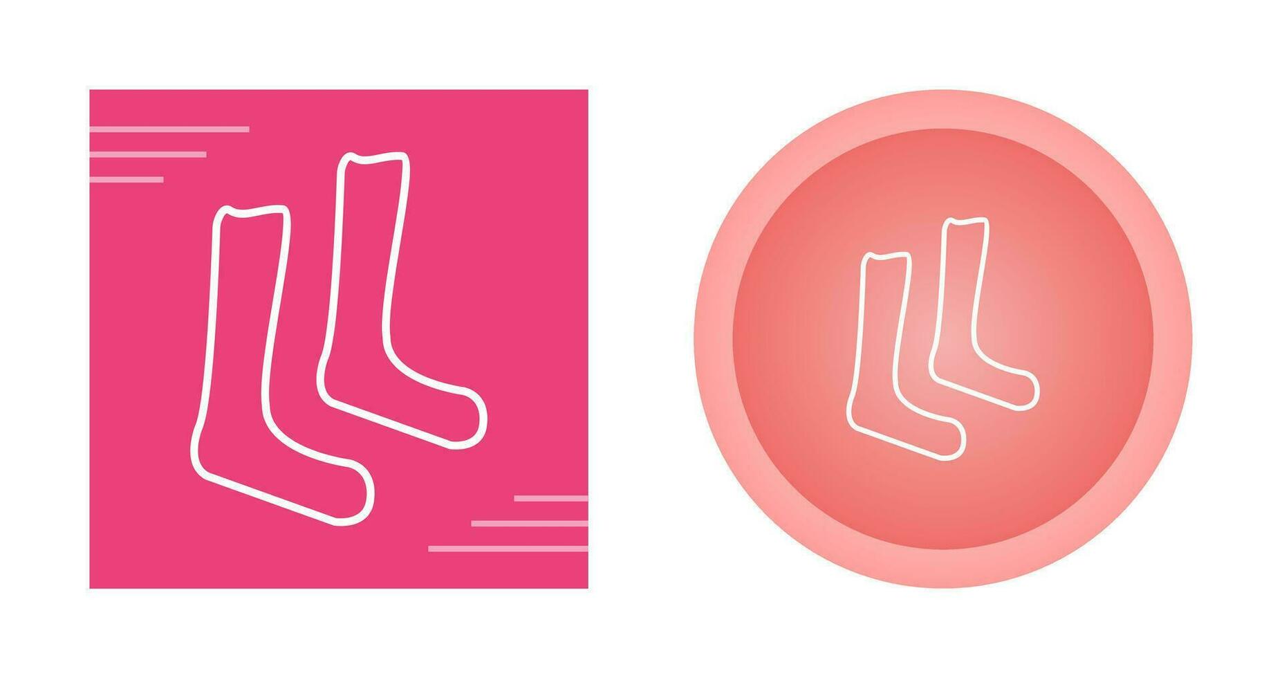 paar- van sokken vector icoon