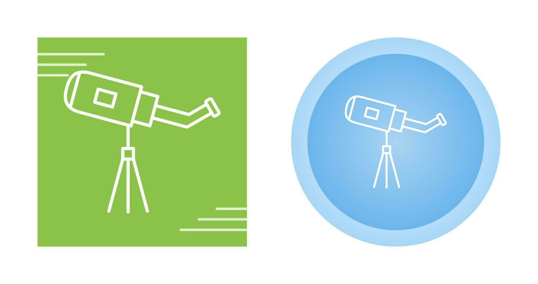 telescoop vector pictogram