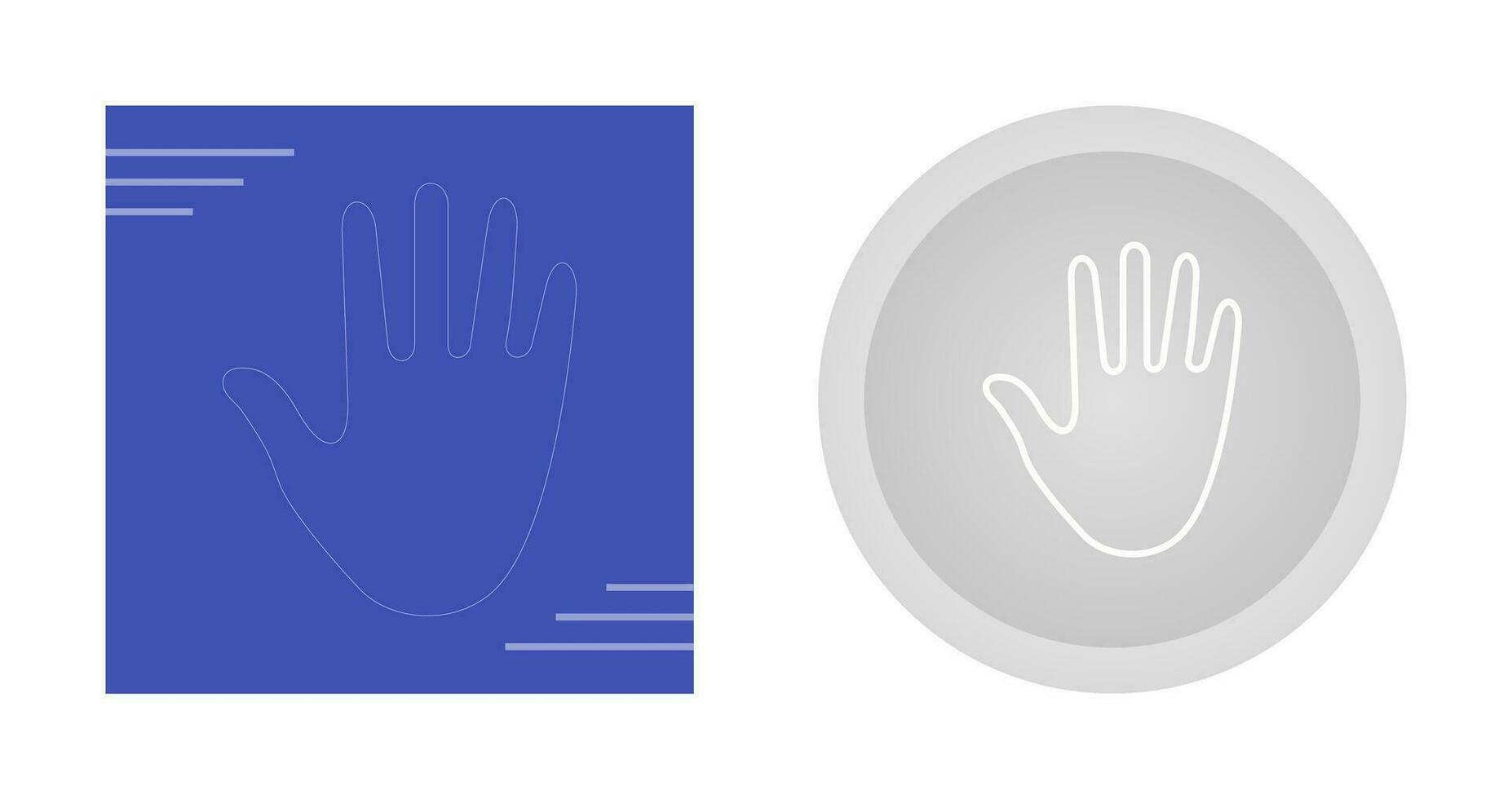 hand vector pictogram