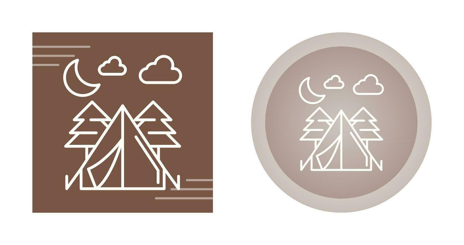 tent vector pictogram