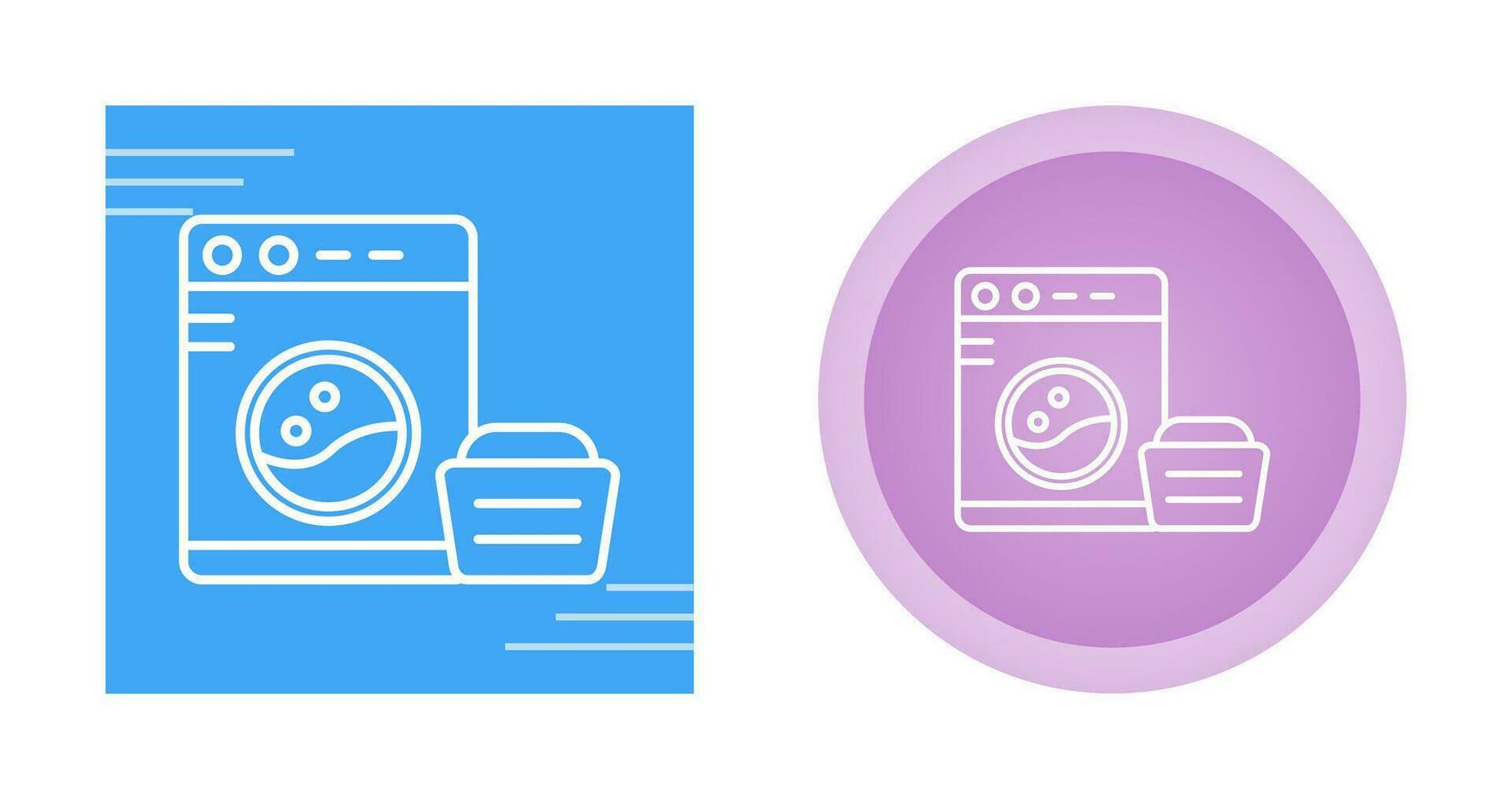 wasmachine vector pictogram