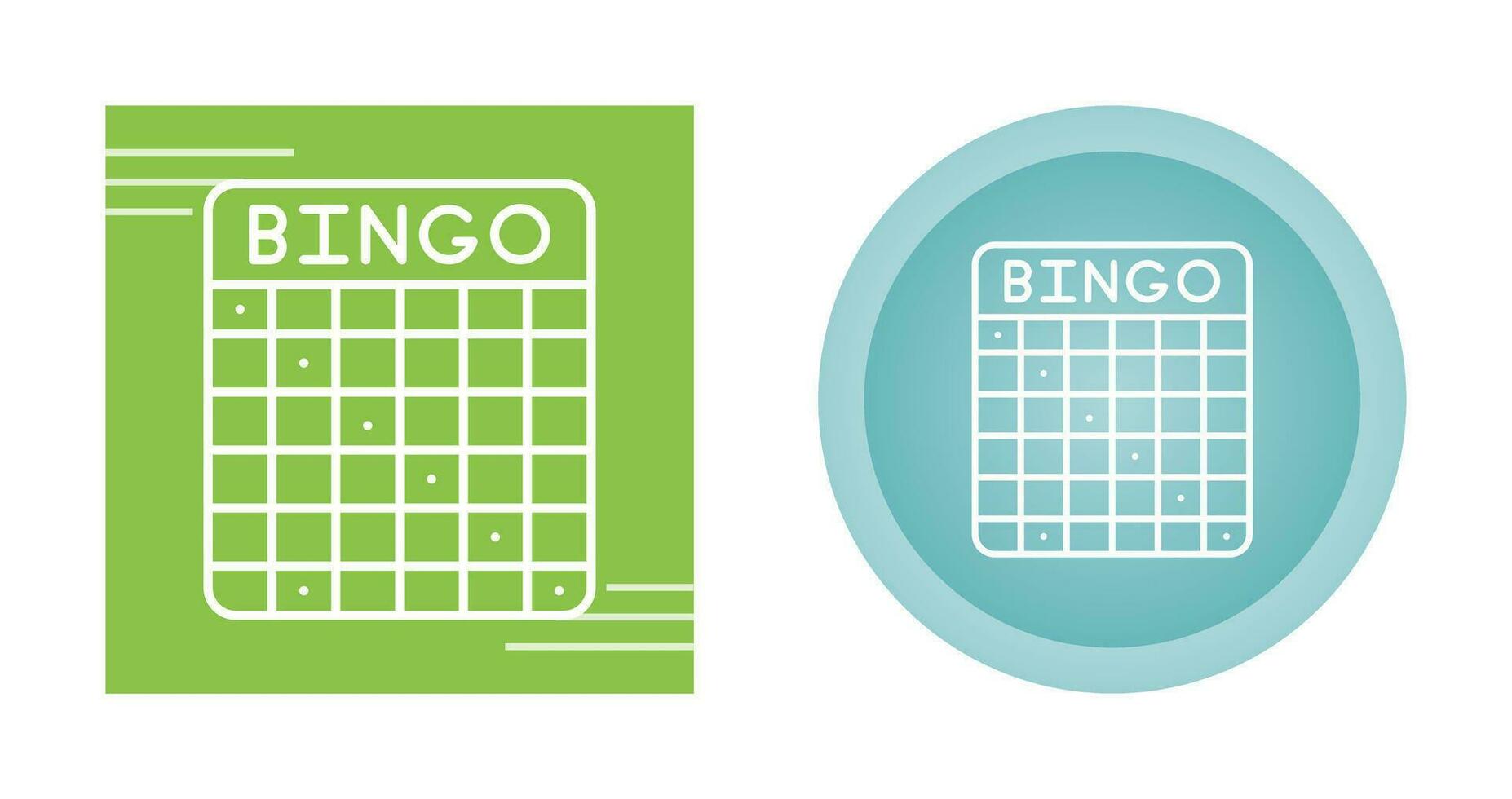 bingo vector icoon