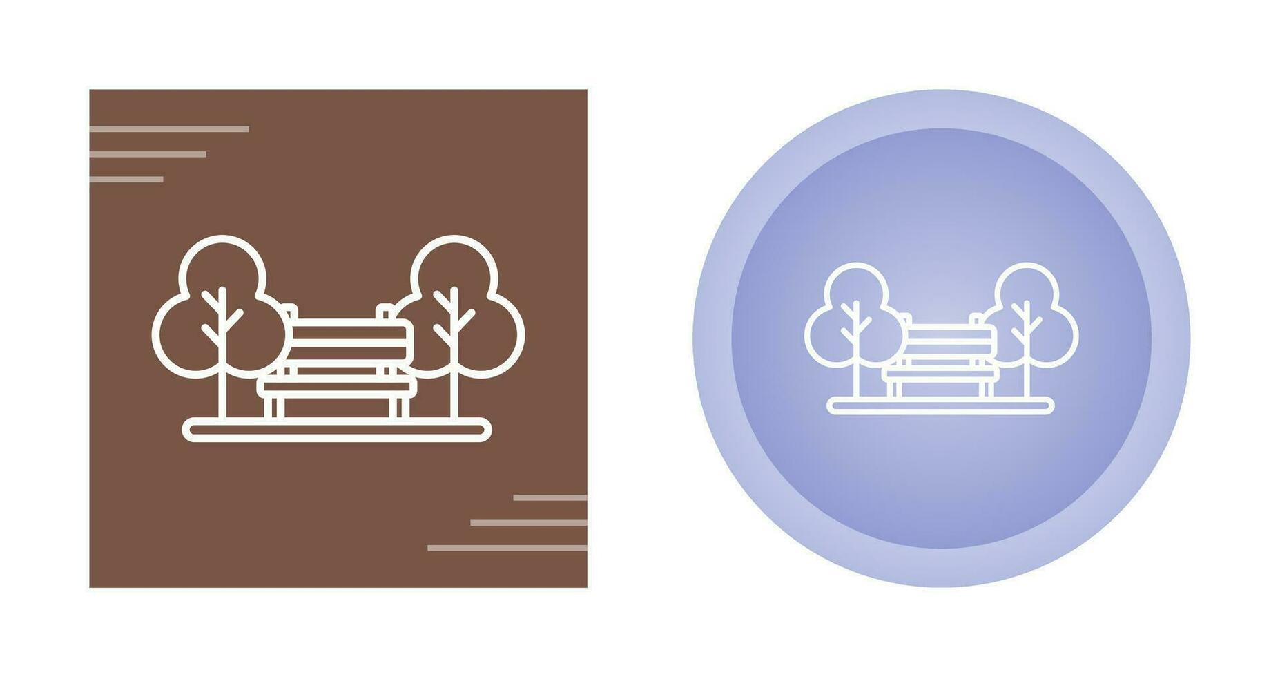 park vector pictogram