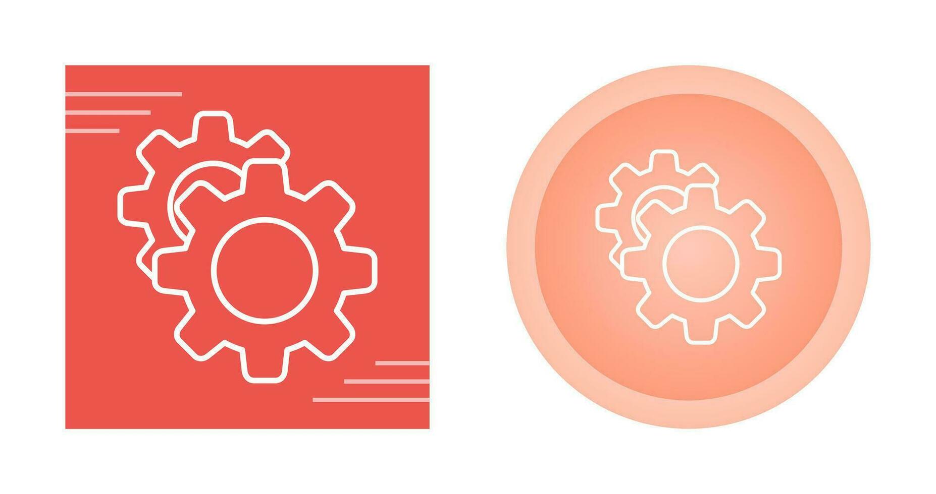 tandwiel vector pictogram