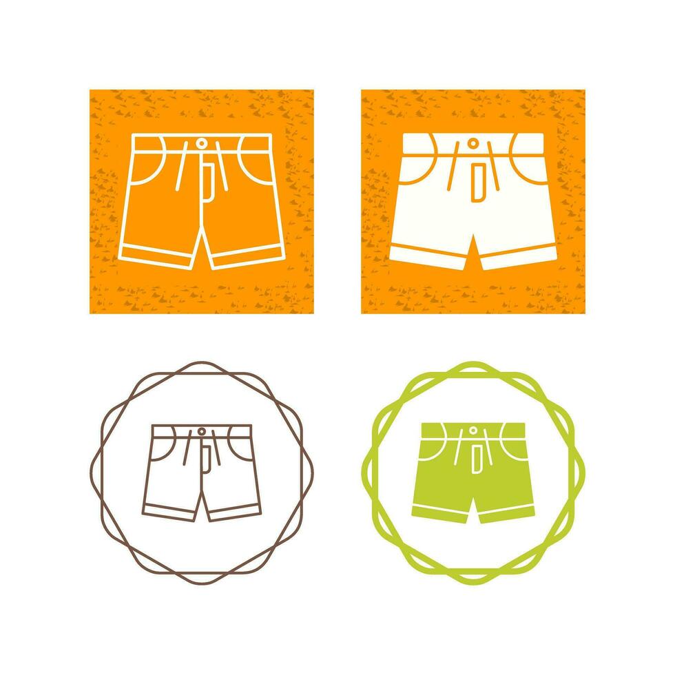 korte broek vector pictogram