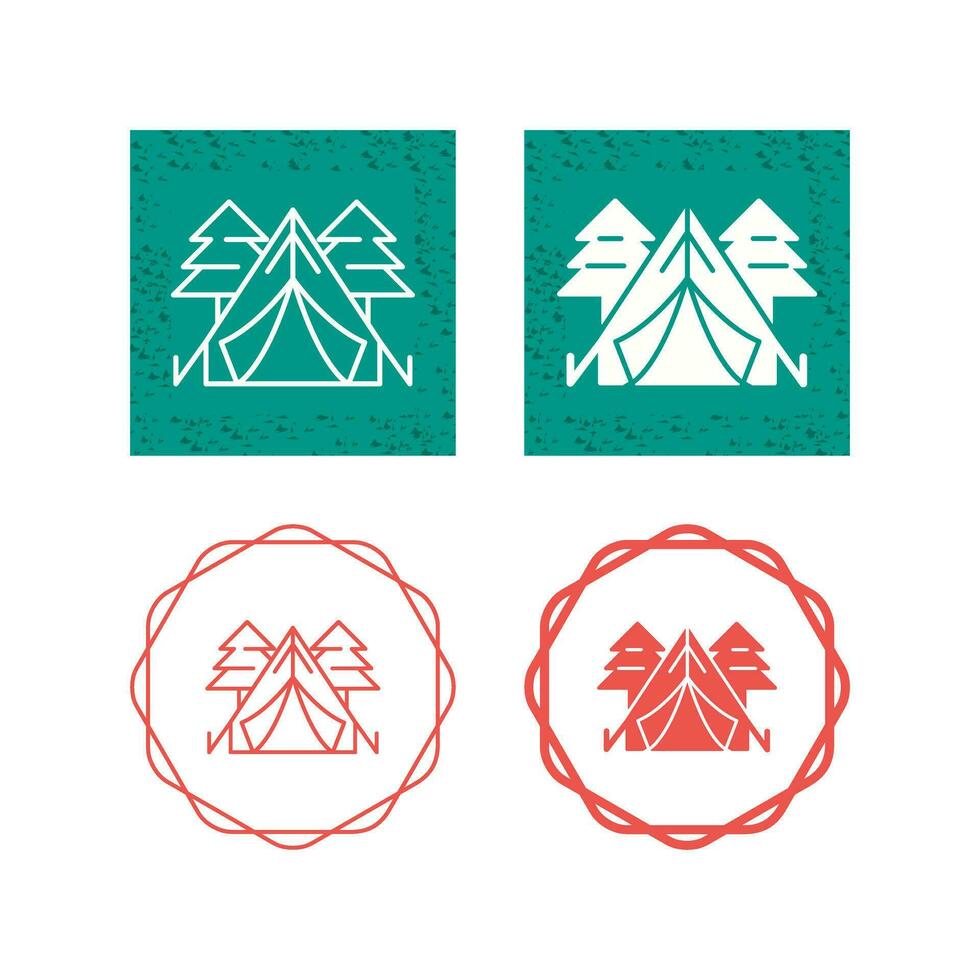 tent vector pictogram