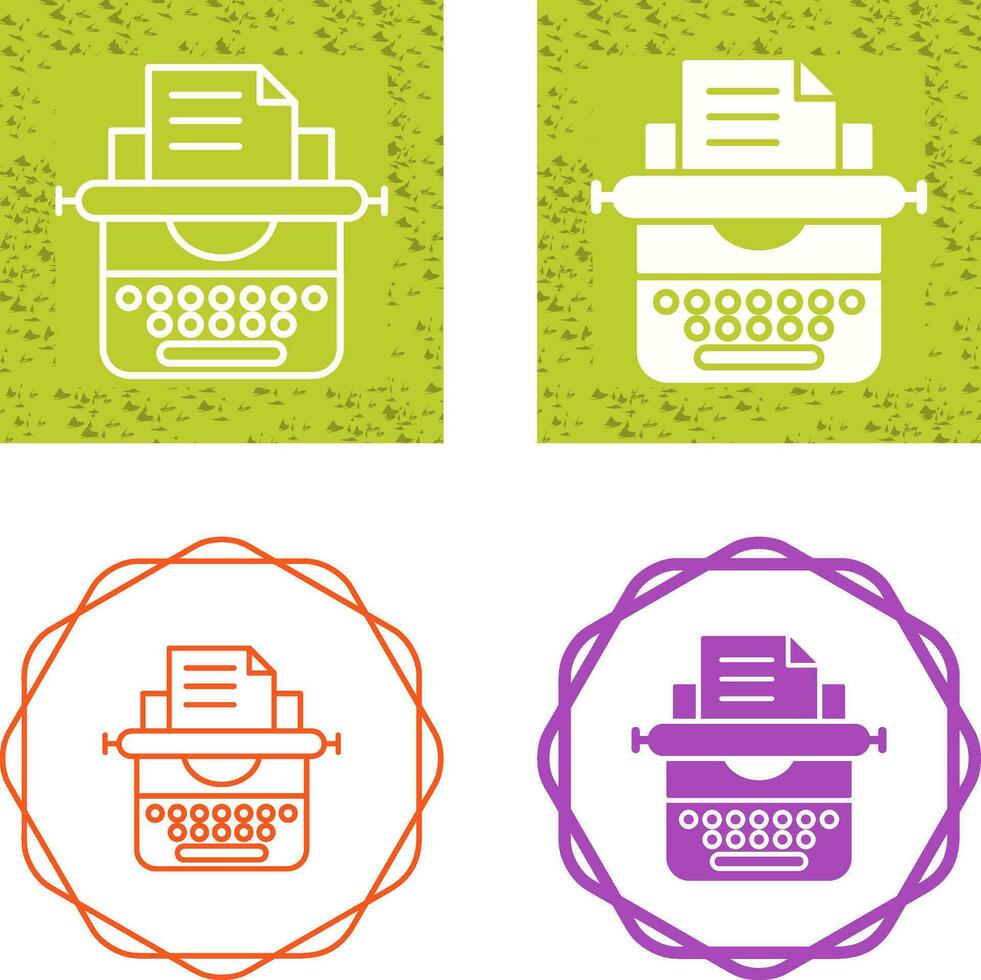 typemachine vector pictogram