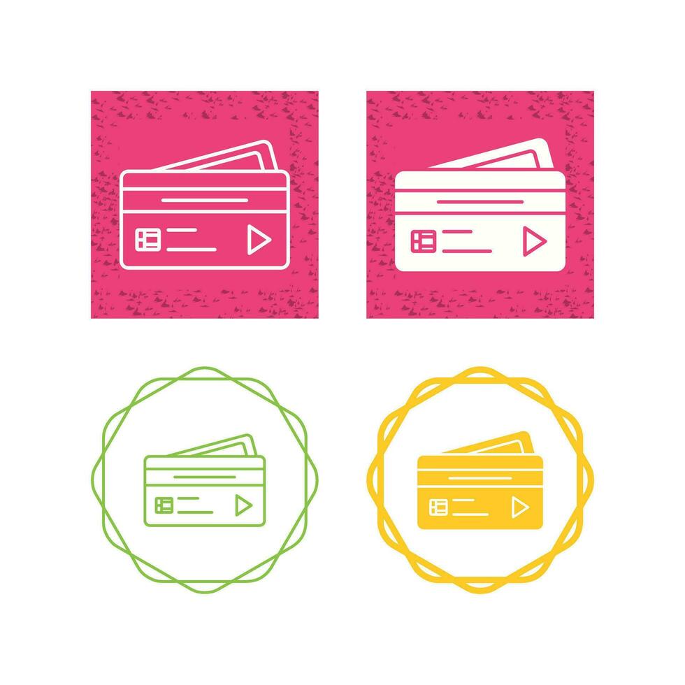 ATM-kaart vector pictogram