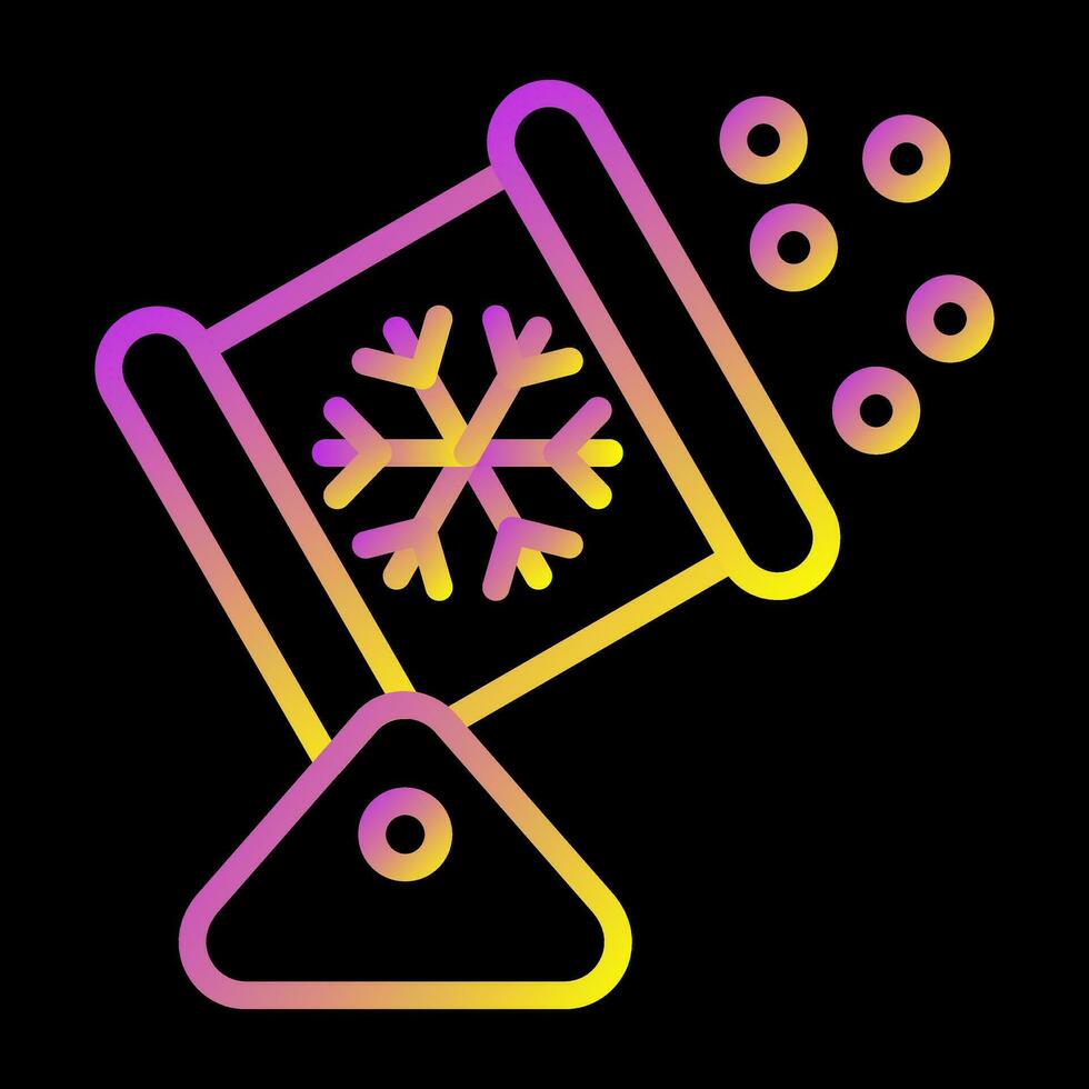 sneeuw machine vector icoon