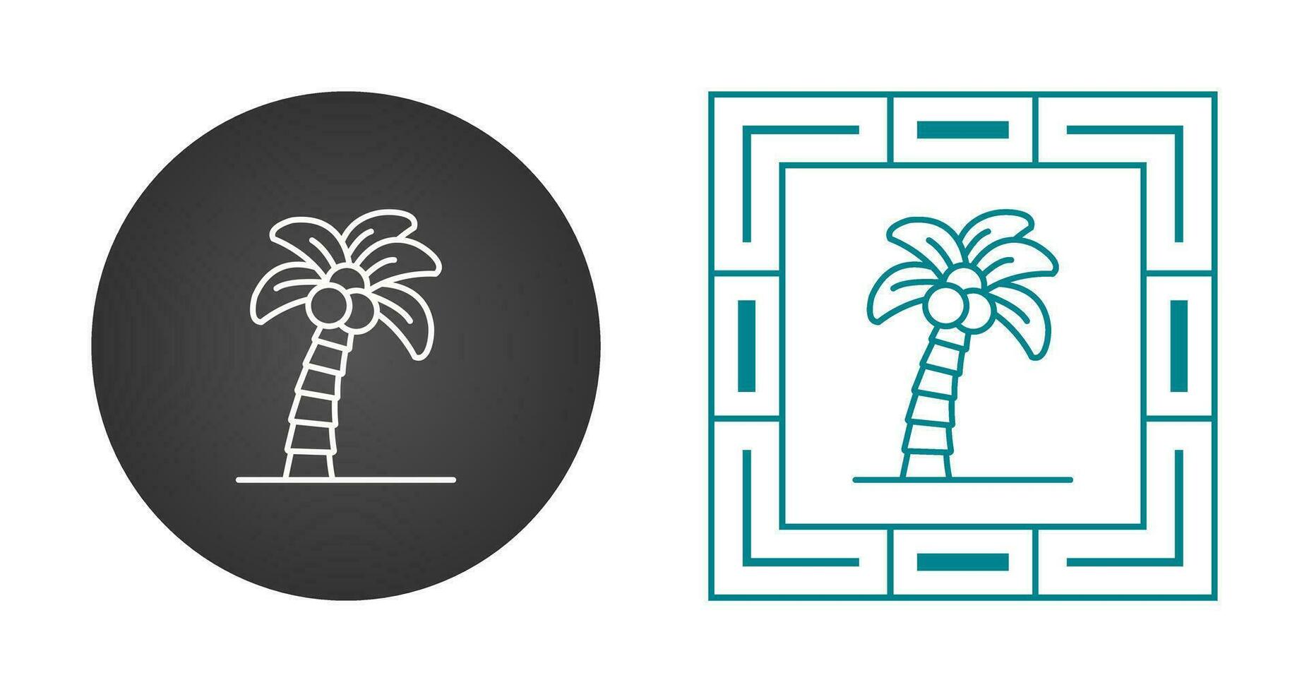 palm boom vector icoon