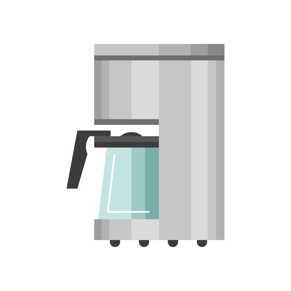 koffie machine huis apparaat geïsoleerd pictogram vector