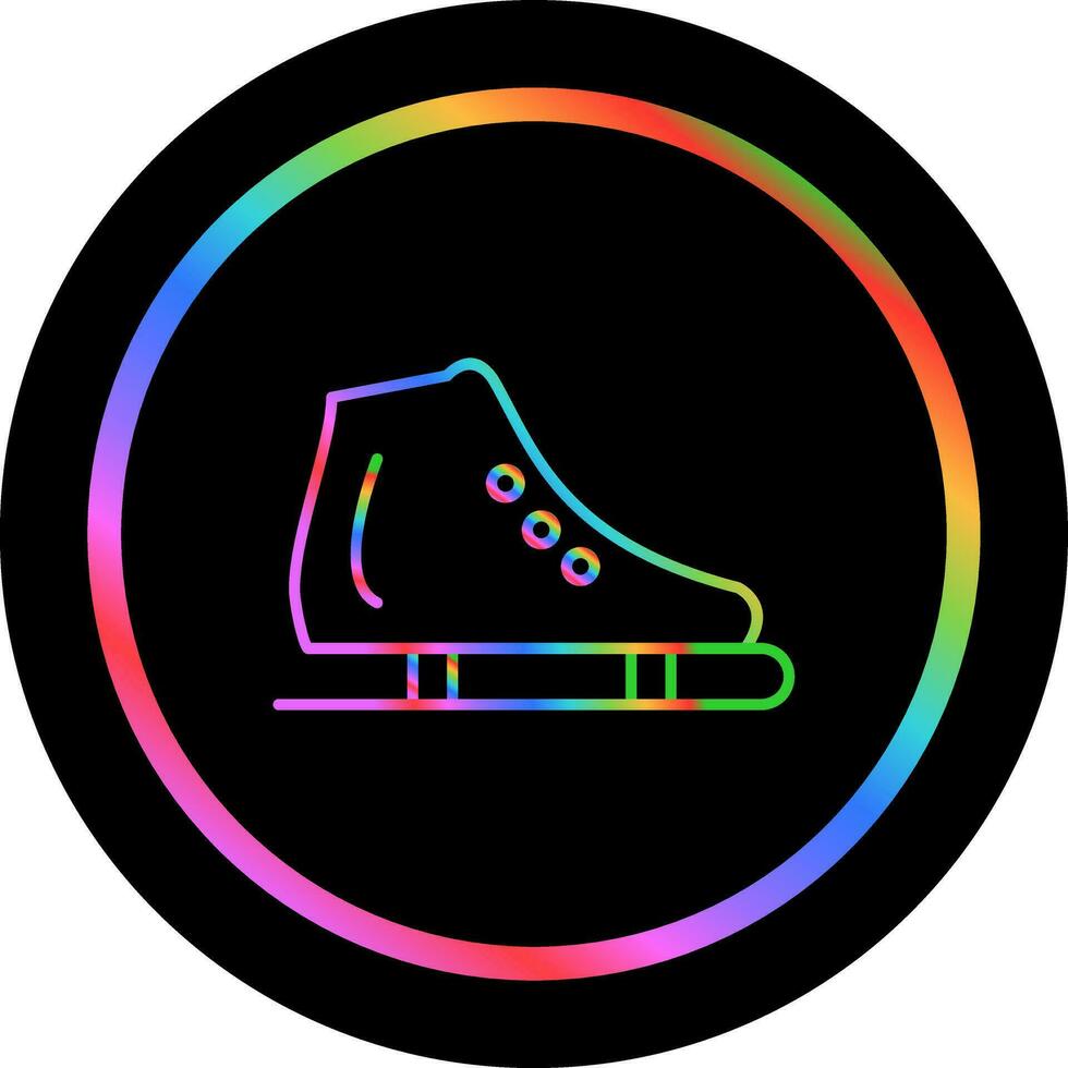 ijs het schaatsen schoen vector icoon