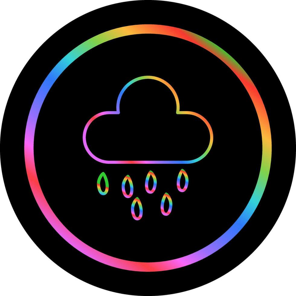 regen wolk vector icoon