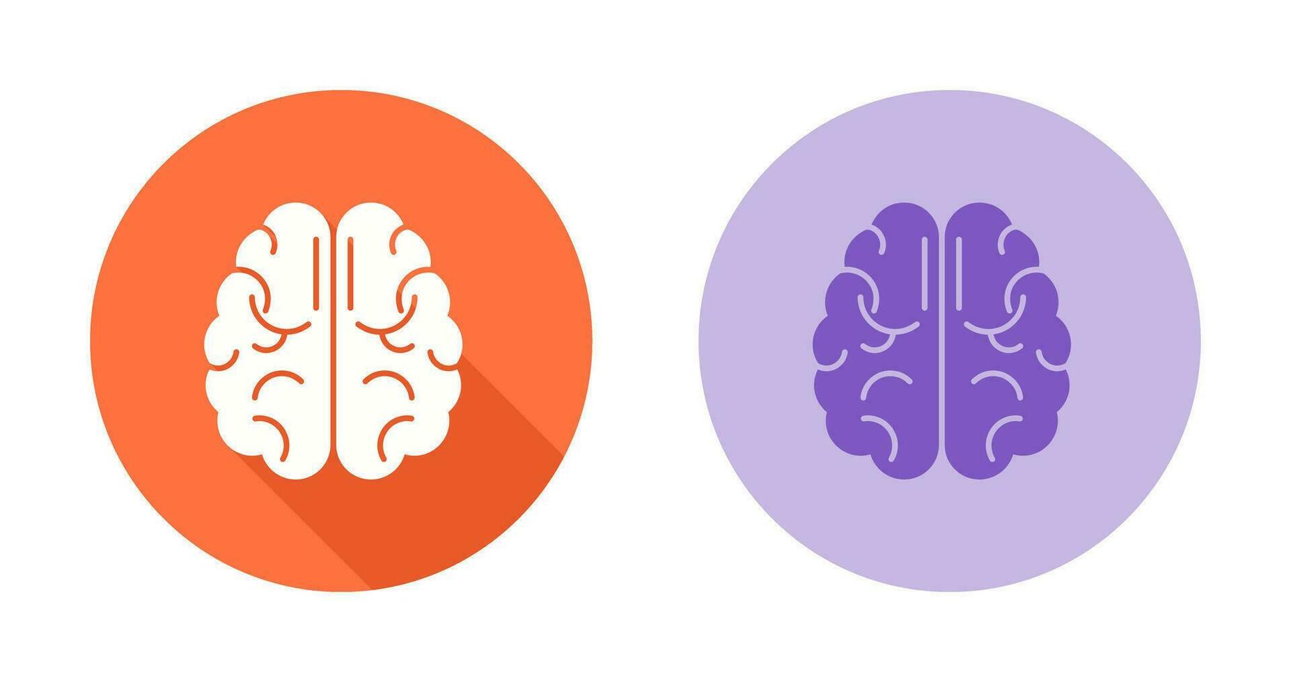 hersenen vector pictogram