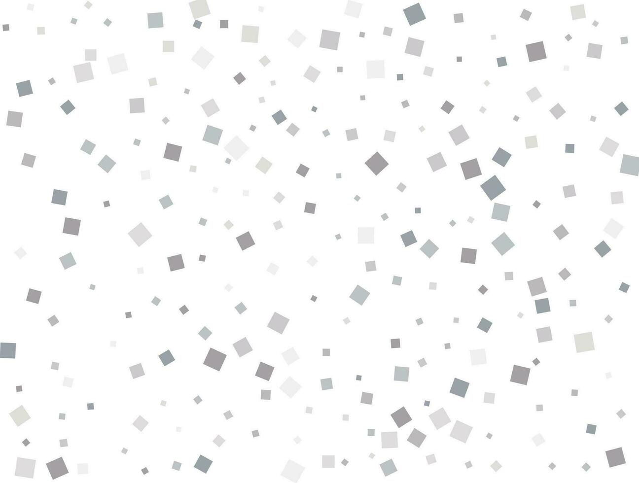 geslacht neutrale zilver plein confetti. vector illustratie