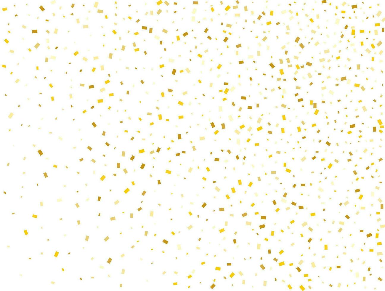 verjaardag gouden rechthoeken confetti achtergrond. vector illustratie