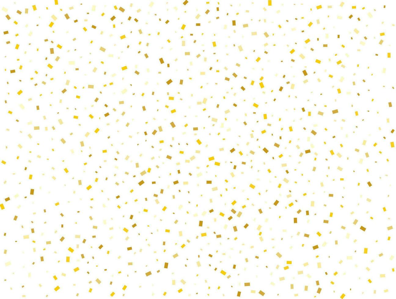 verjaardag gouden rechthoeken confetti achtergrond. vector illustratie