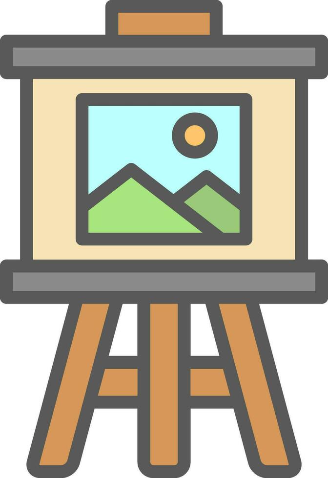 canvas vector icoon ontwerp