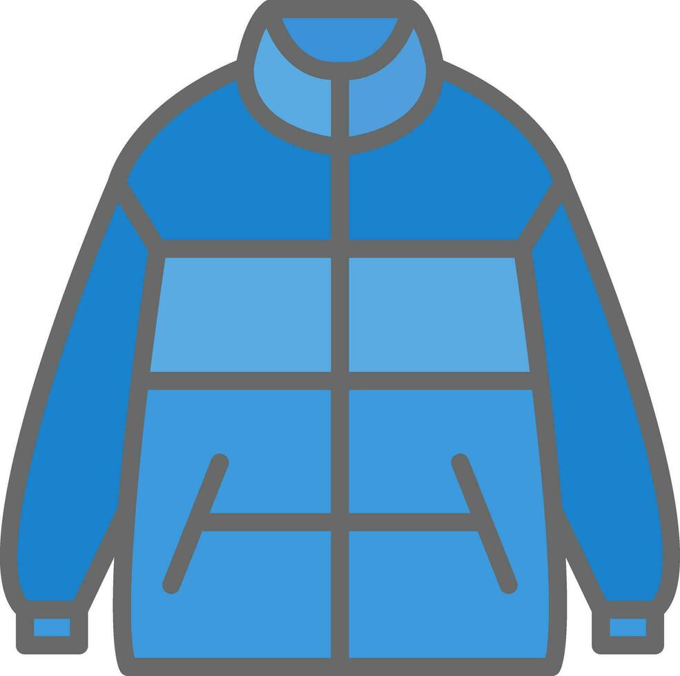 winter jasje vector icoon ontwerp