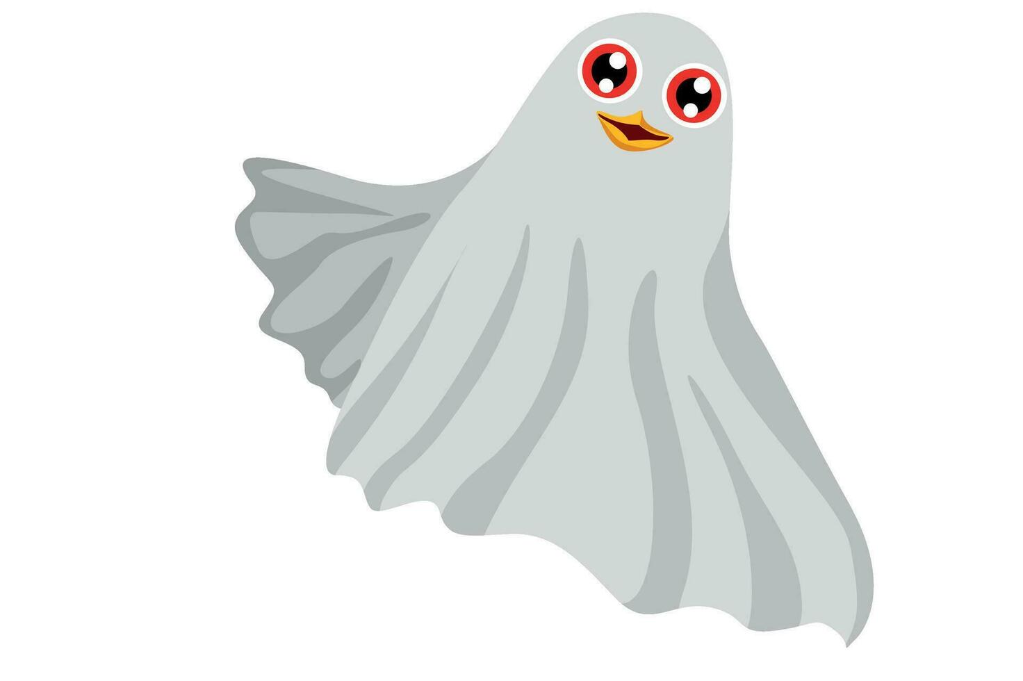 schattig geest pinguïn Svg, halloween SVG vector