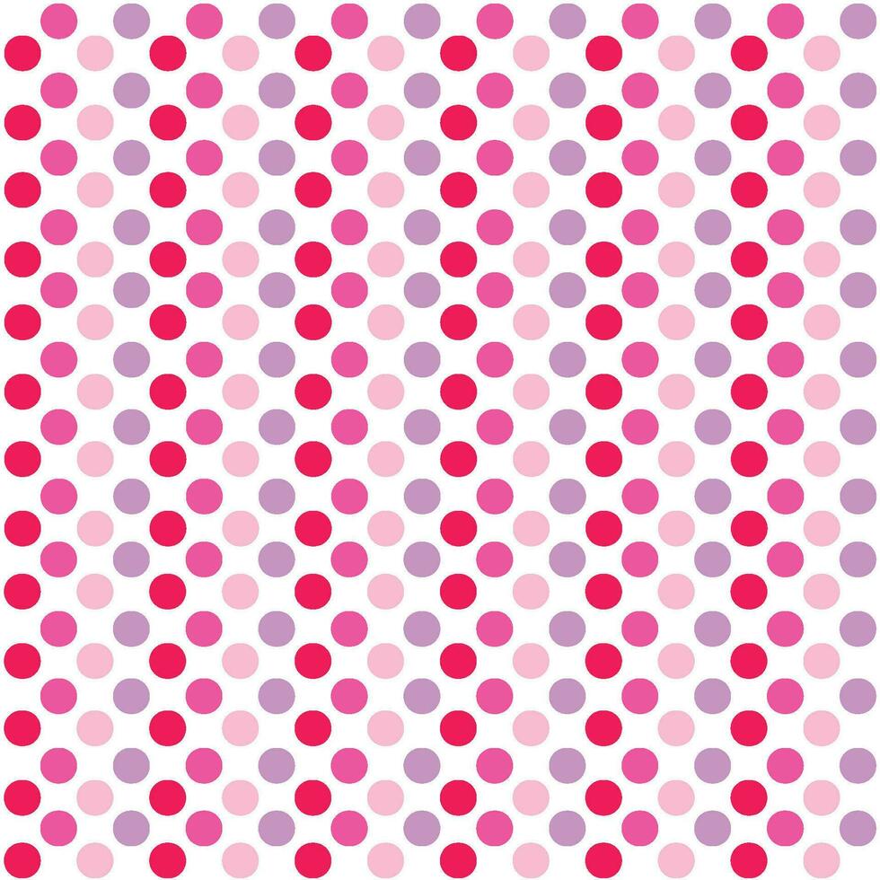 eenvoudig naadloos polka dots patroon geïsoleerd Aan wit achtergrond. vector