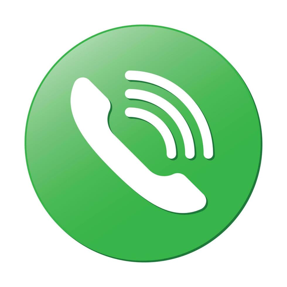 modieus telefoon icoon vlak stijl geïsoleerd Aan wit achtergrond vector illustratie, te ontvangen telefoon telefoongesprek, ontwerp element voor web en mobiel toepassing
