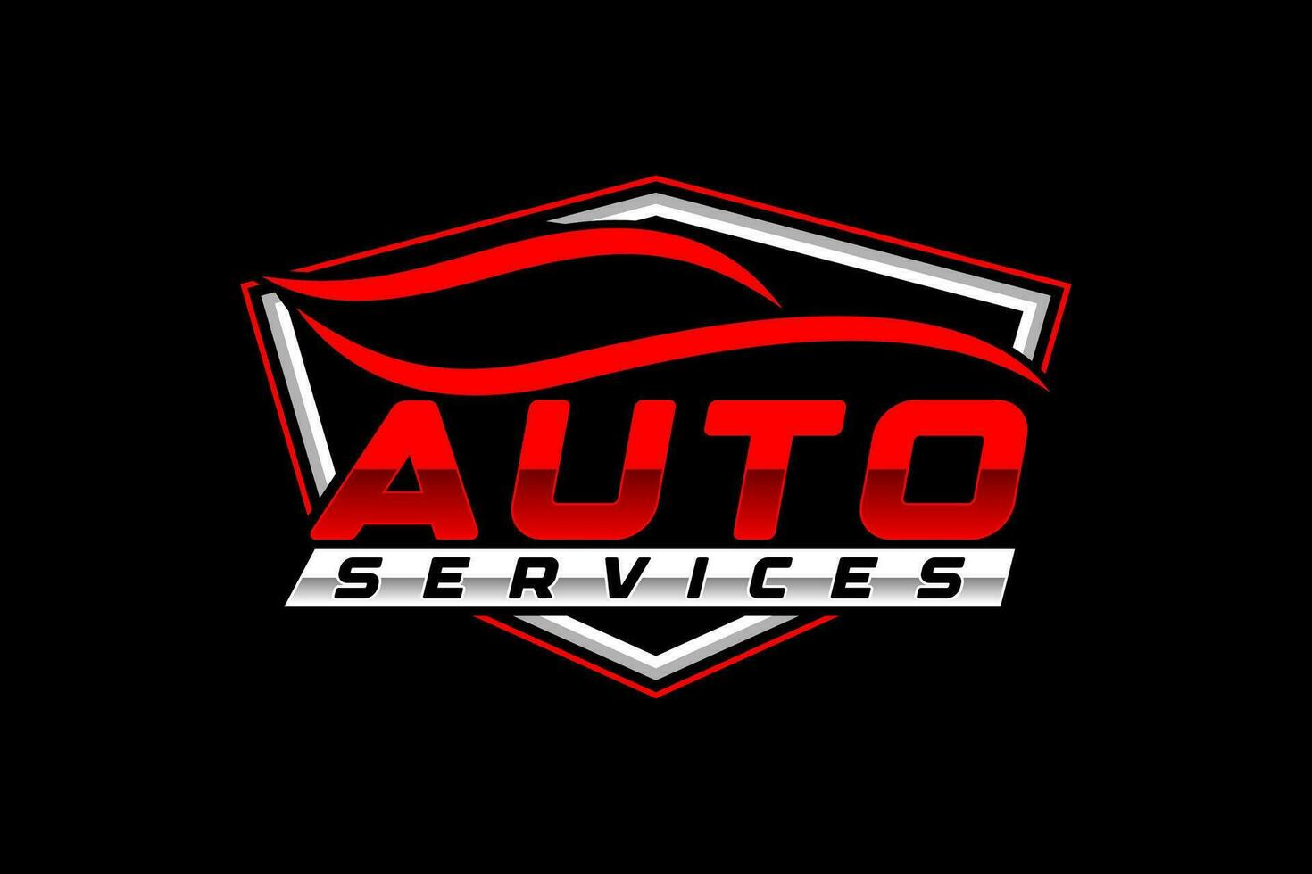 auto garage premium concept logo ontwerp vector