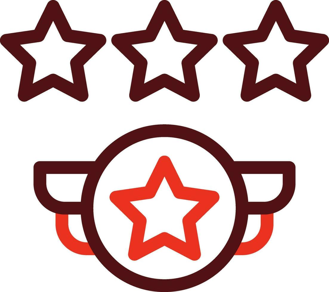 ranking glyph twee kleur icoon voor persoonlijk en reclame gebruiken. vector