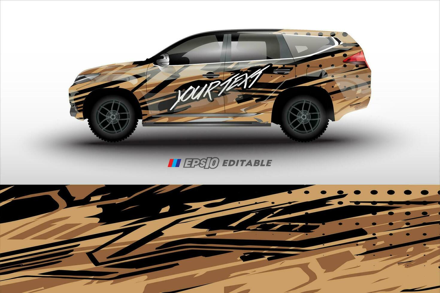vector racing auto inpakken ontwerp voor voertuig vinyl stickers en automotive bedrijf sticker kleurstelling