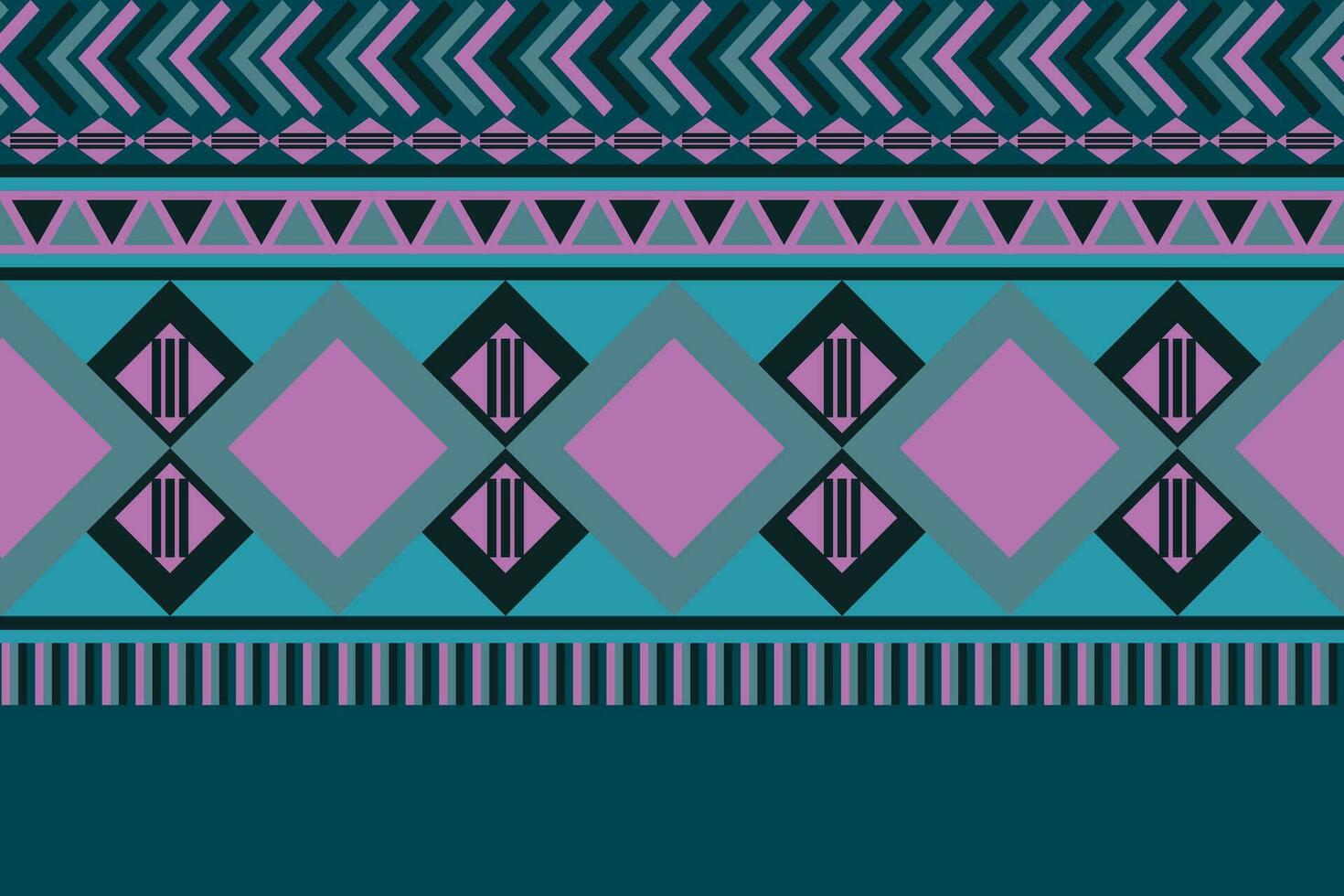 etnisch meetkundig patroon ontwerp voor achtergrond of behang vector