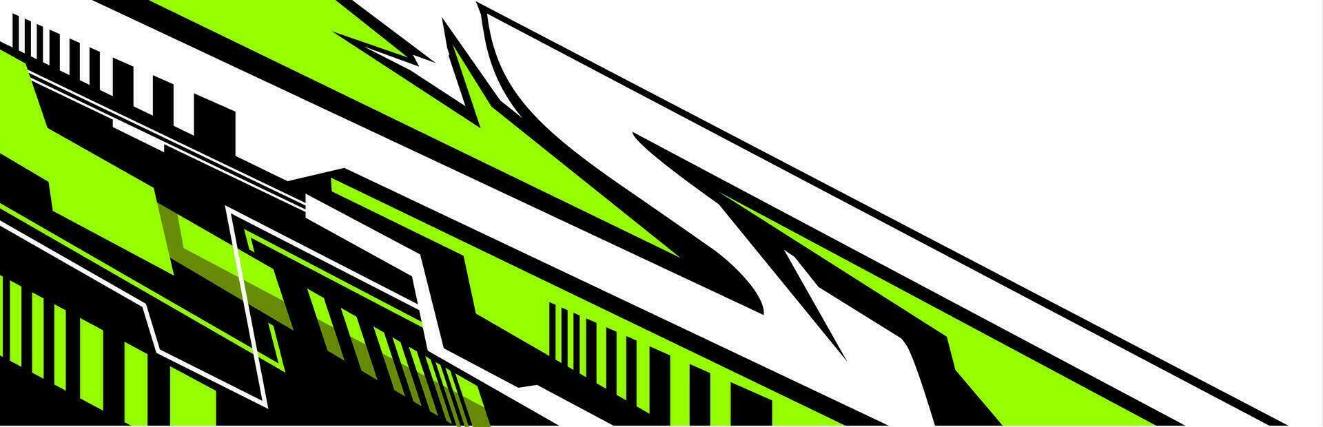 abstracte auto sticker ontwerp vector. grafische abstracte streep race-achtergrondkitontwerpen voor wrap-voertuig, raceauto, rally, avontuur en livery vector