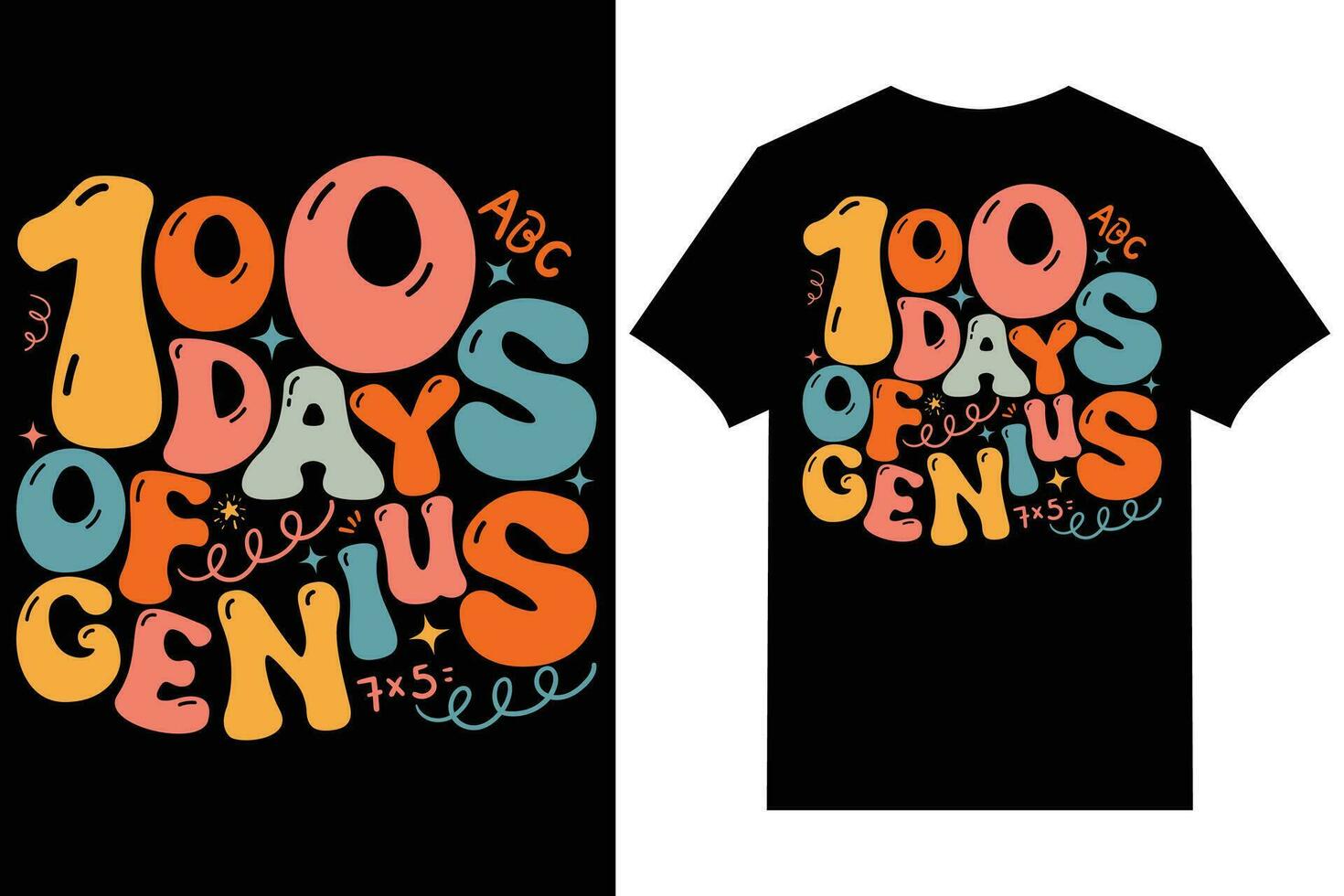 terug naar school- t-shirts ontwerp typografie terug naar school- t-shirt ontwerp vector