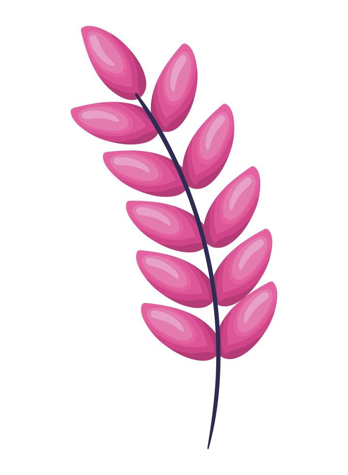 roze plant icoon vector