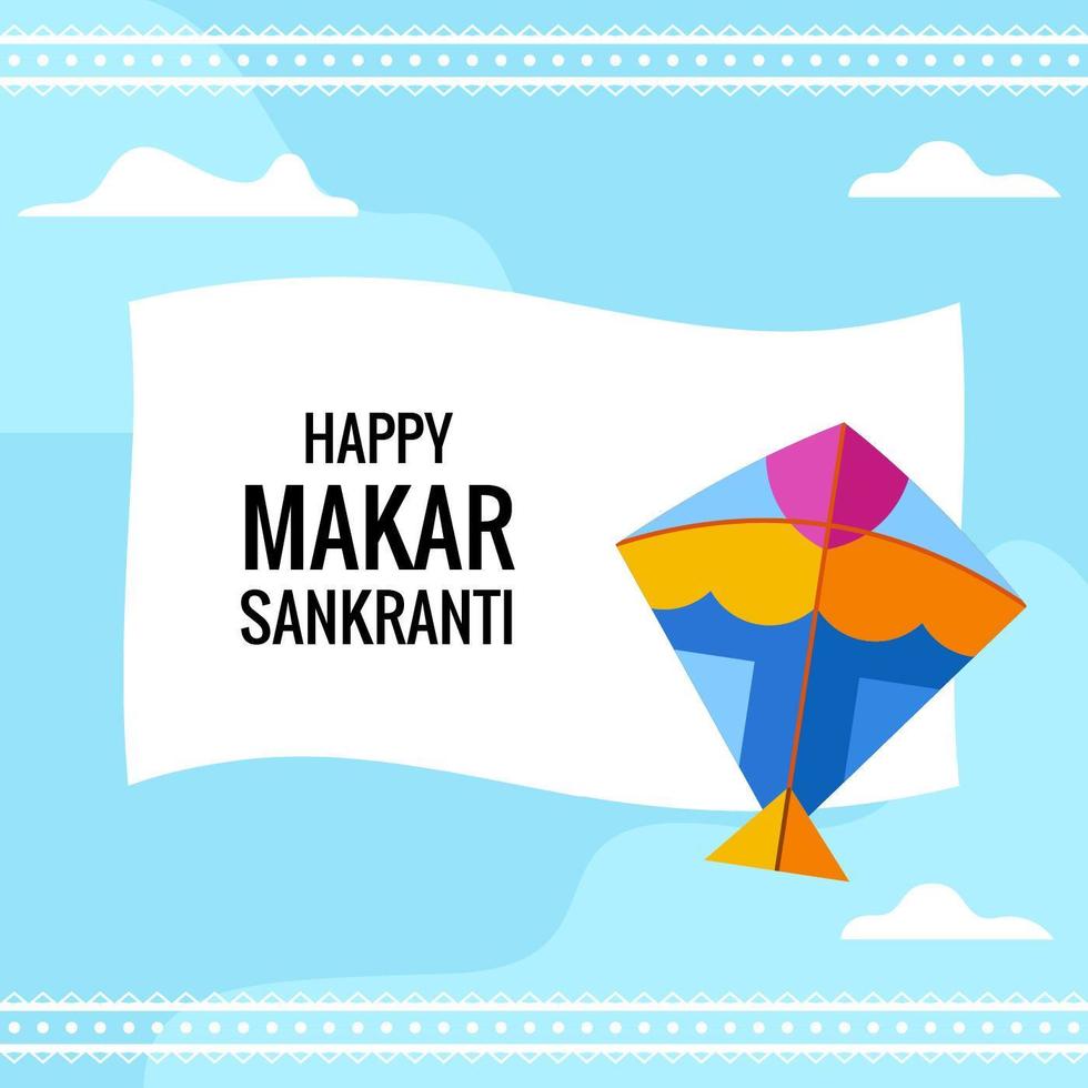 Makar Sankranti Poster vector