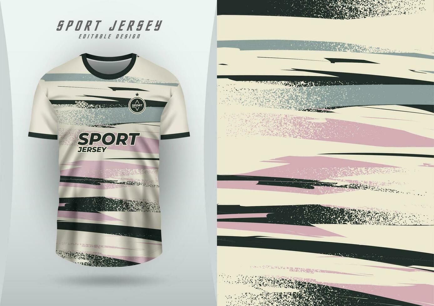 achtergronden voor sport- Jersey, voetbal truien, rennen truien, racing truien, patronen, granen, eierschaal kleuren, zwart en roze. vector