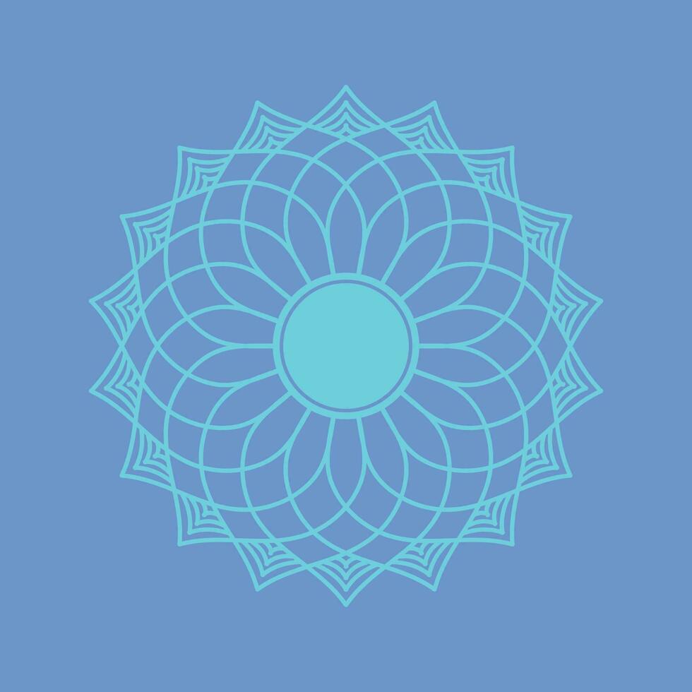 circulaire patroon in het formulier van mandala met bloem voor henna, tatoeëren, decoratie. decoratief ornament in etnisch oosters stijl. hand- getrokken achtergrond. Islam, Arabisch, Indisch. mandala's voor kleur boek. vector