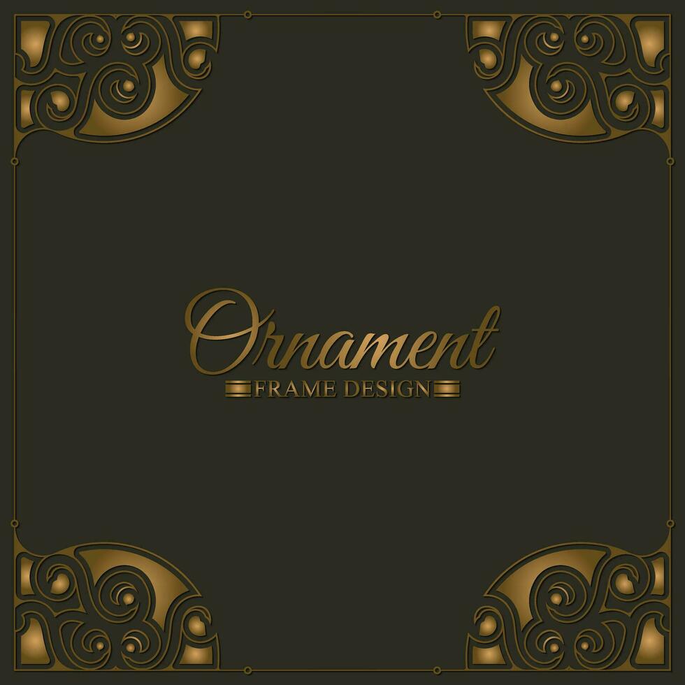 elegante decoratieve frame ontwerp achtergrond vector