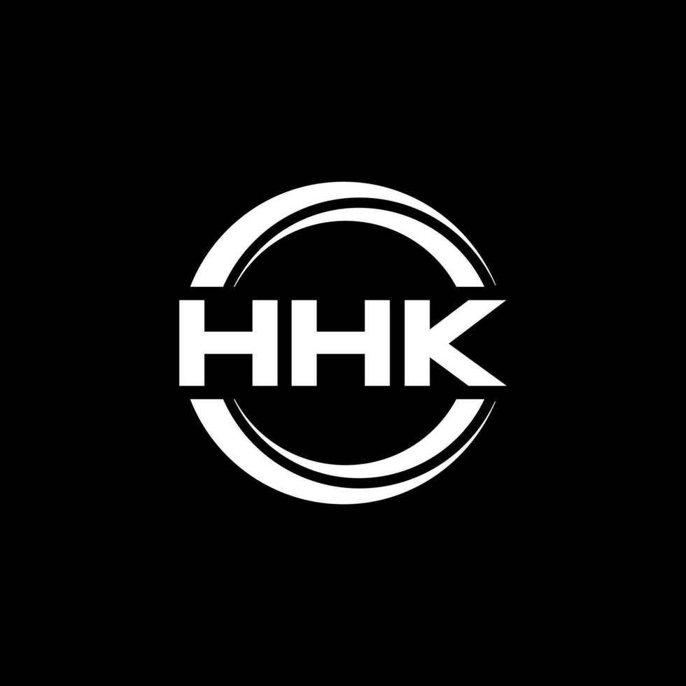 hhk logo ontwerp, inspiratie voor een uniek identiteit. modern elegantie en creatief ontwerp. watermerk uw succes met de opvallend deze logo. vector