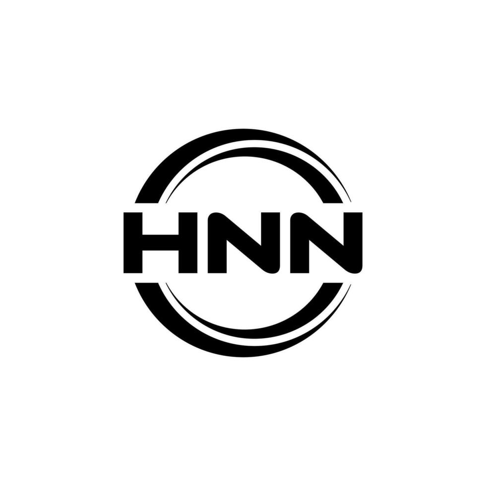 hnn logo ontwerp, inspiratie voor een uniek identiteit. modern elegantie en creatief ontwerp. watermerk uw succes met de opvallend deze logo. vector