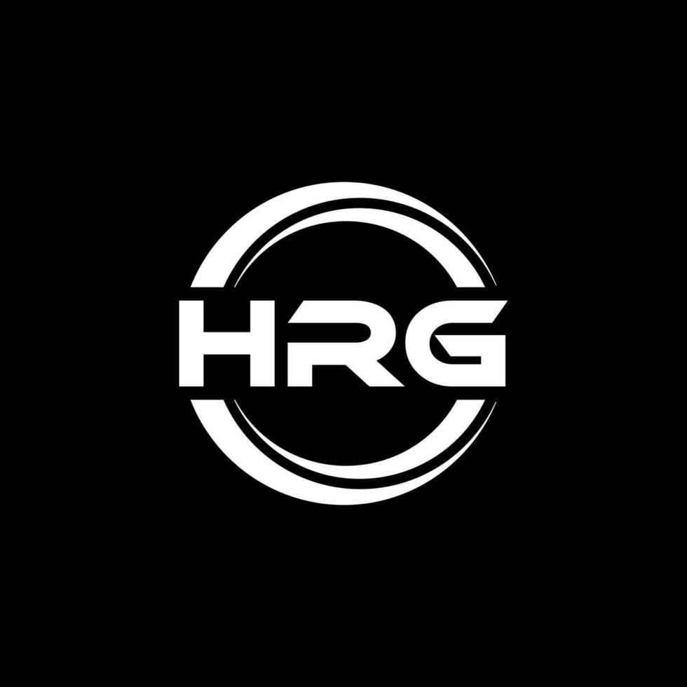 hrg logo ontwerp, inspiratie voor een uniek identiteit. modern elegantie en creatief ontwerp. watermerk uw succes met de opvallend deze logo. vector