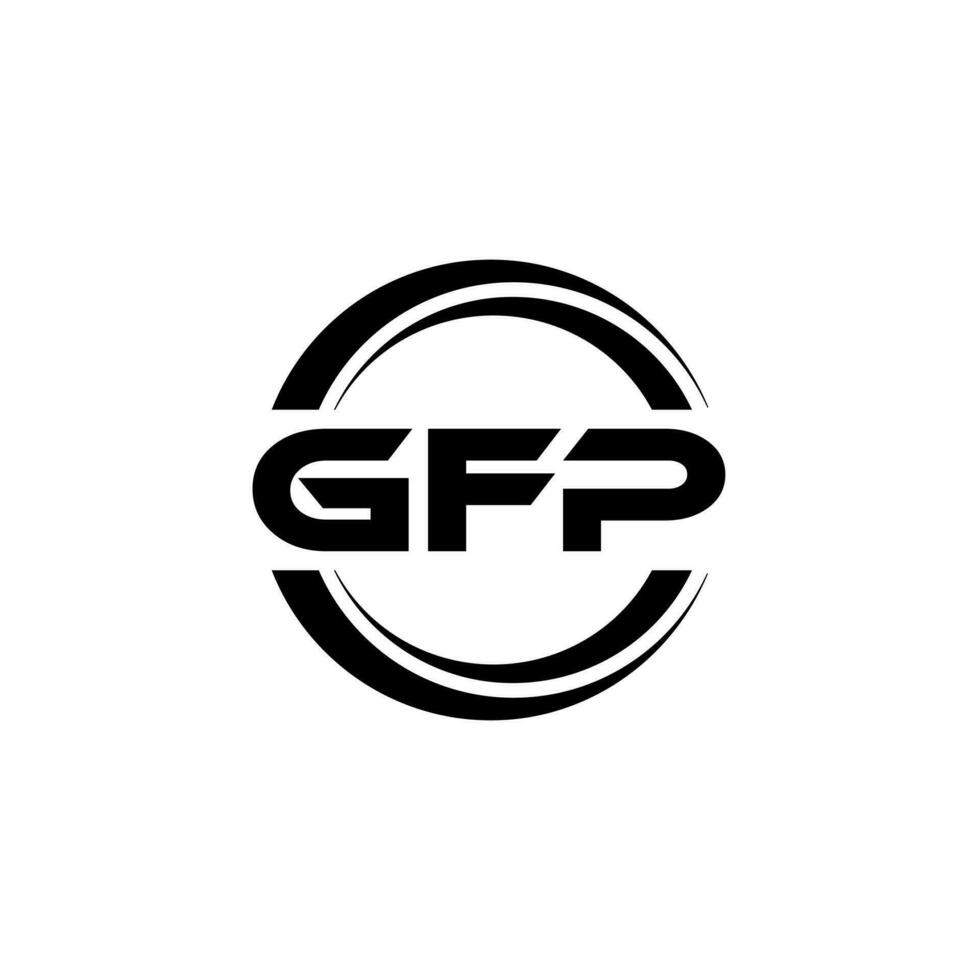 gfp logo ontwerp, inspiratie voor een uniek identiteit. modern elegantie en creatief ontwerp. watermerk uw succes met de opvallend deze logo. vector