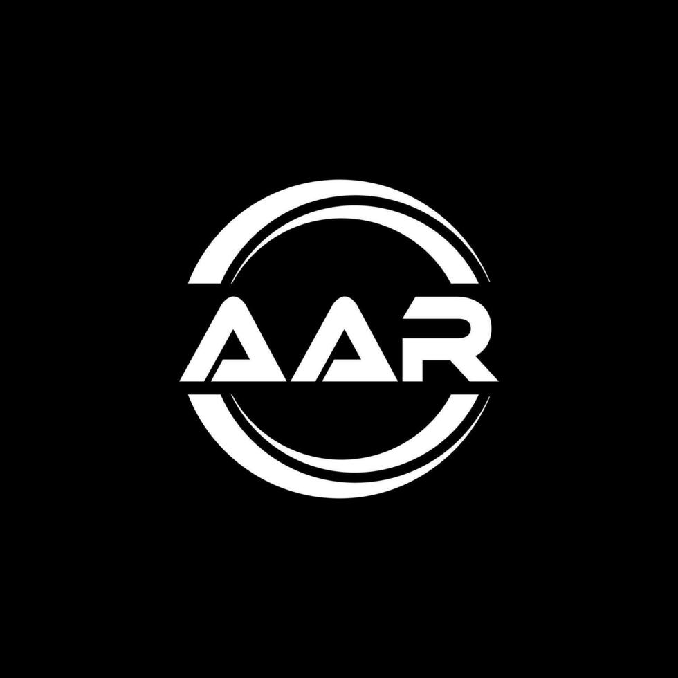 aar logo ontwerp, inspiratie voor een uniek identiteit. modern elegantie en creatief ontwerp. watermerk uw succes met de opvallend deze logo. vector