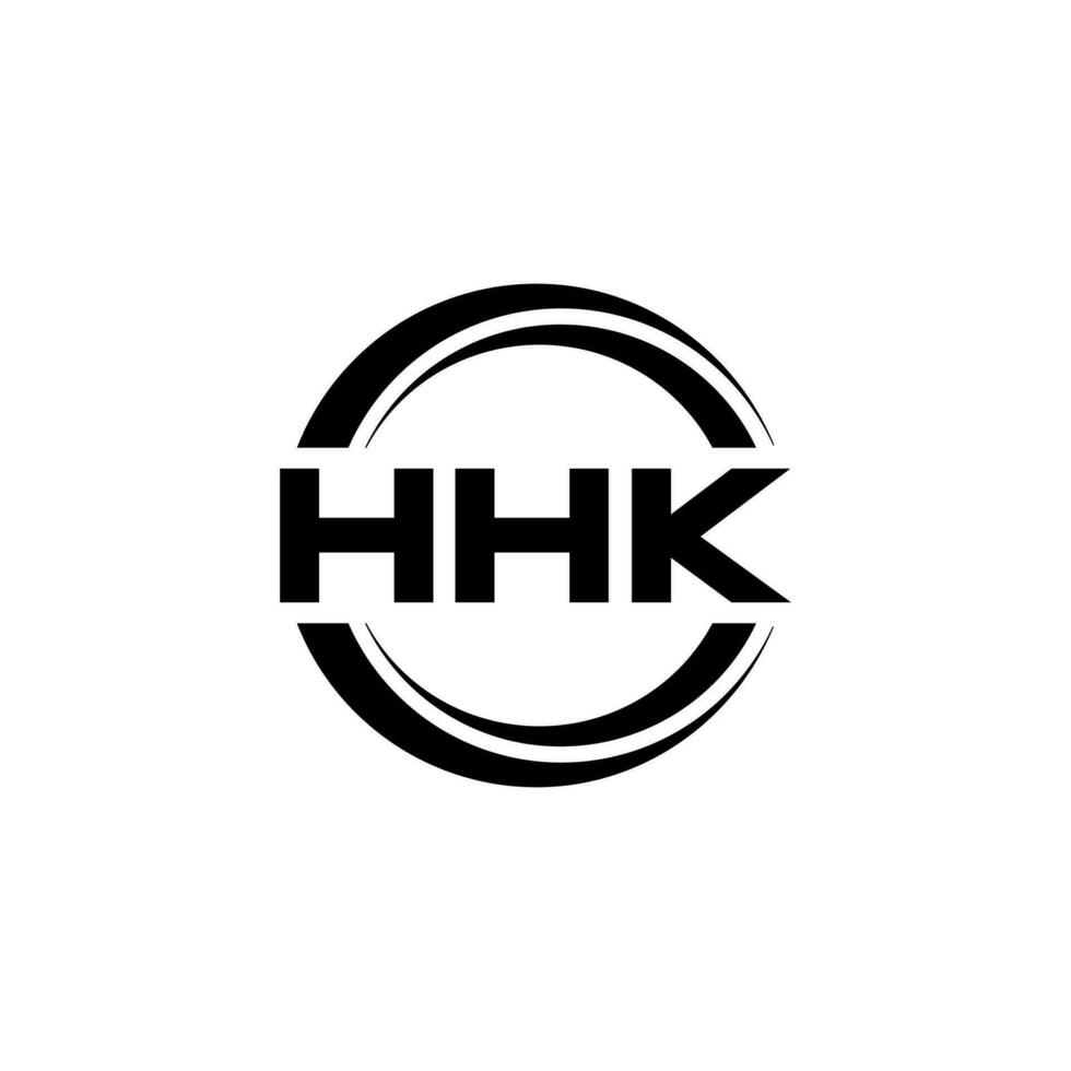 hhk logo ontwerp, inspiratie voor een uniek identiteit. modern elegantie en creatief ontwerp. watermerk uw succes met de opvallend deze logo. vector